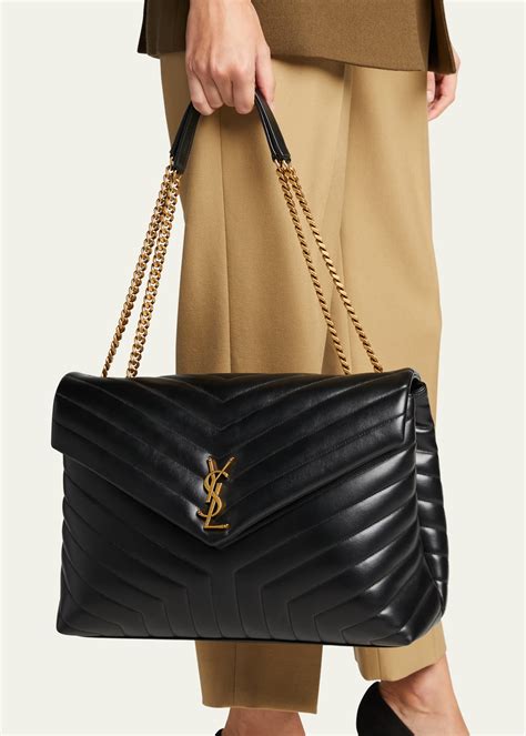 ysl navy leather bags|ysl over the shoulder bag.